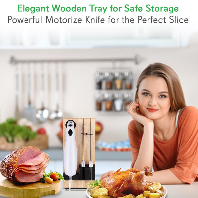 NutriChef 5'' Electric Carving Knife & Reviews Wayfair